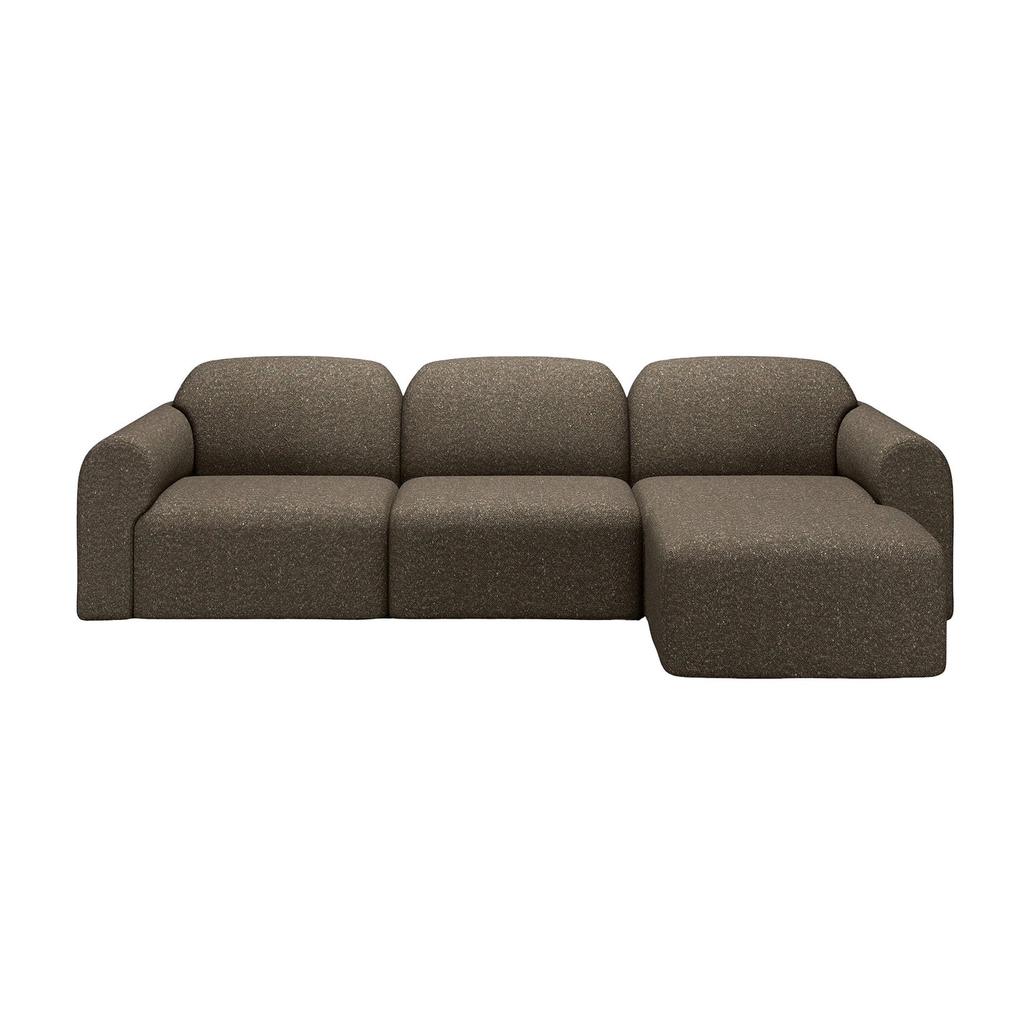 Bulky 1 Seater Modular Sofa - Cedar