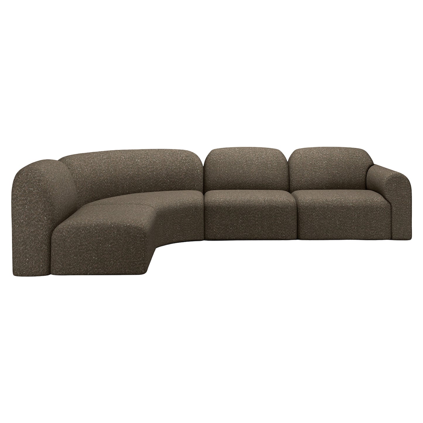 Bulky 1 Seater Modular Sofa - Cedar