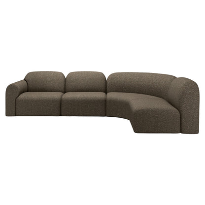 Bulky 1 Seater Modular Sofa - Cedar