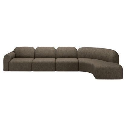 Bulky 1 Seater Modular Sofa - Cedar