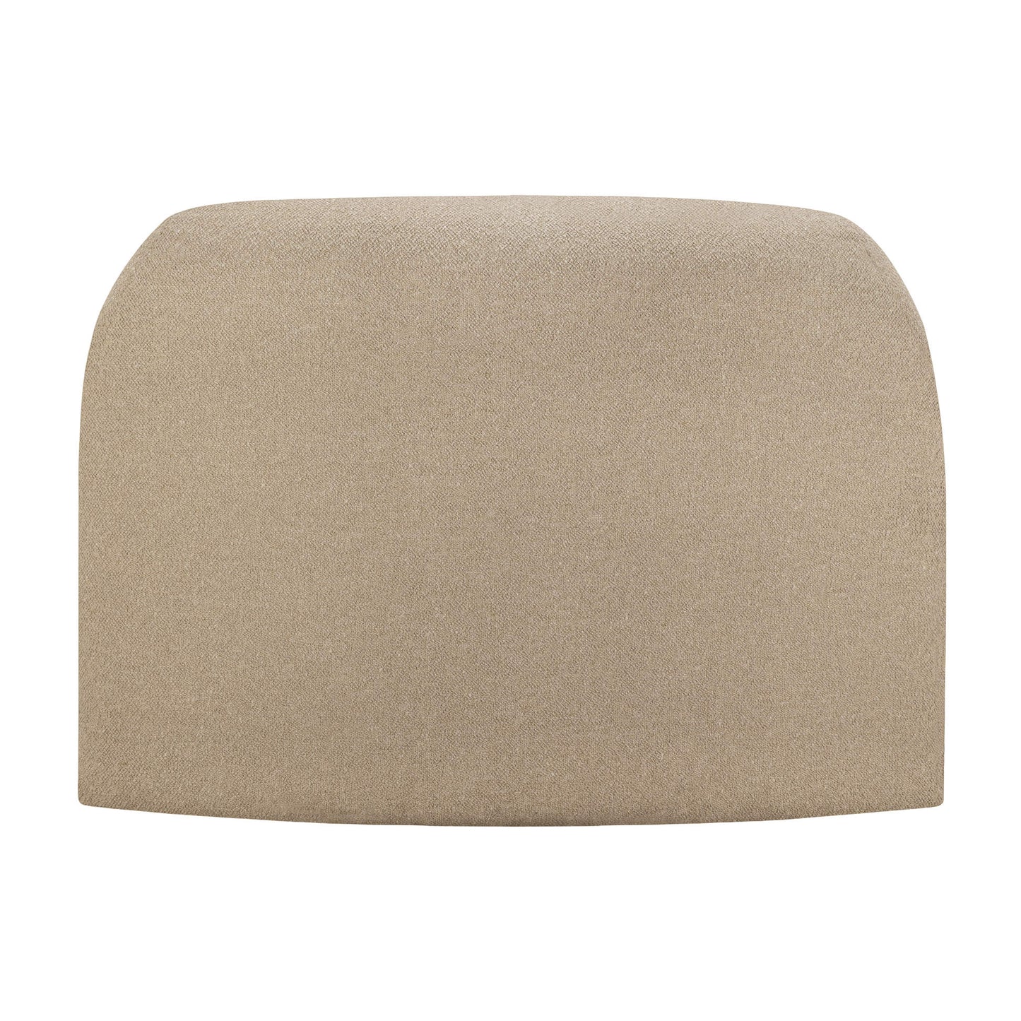 Bulky 45 Degrees Round Corner Modular Sofa - Almond