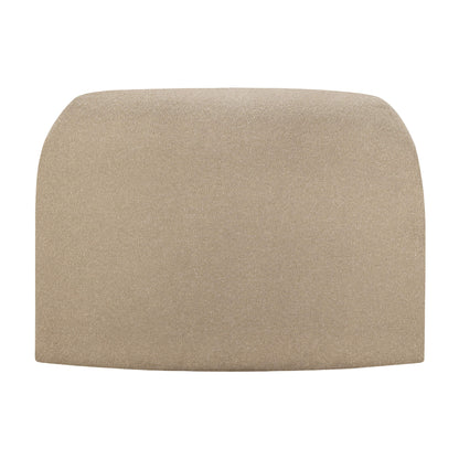 Bulky 45 Degrees Round Corner Modular Sofa - Almond