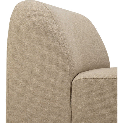 Bulky 45 Degrees Round Corner Modular Sofa - Almond