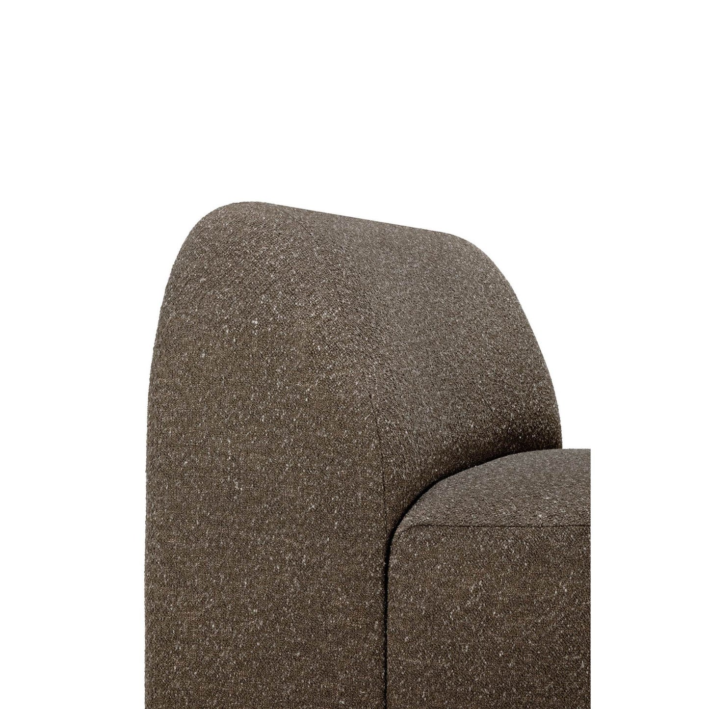 Bulky 45 Degrees Round Corner Modular Sofa - Cedar