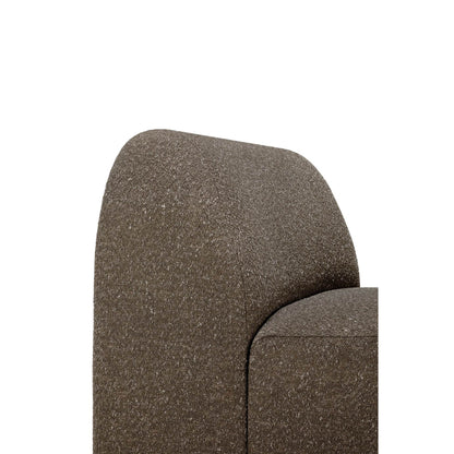 Bulky 45 Degrees Round Corner Modular Sofa - Cedar
