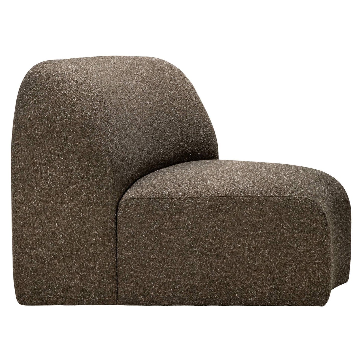 Bulky 45 Degrees Round Corner Modular Sofa - Cedar