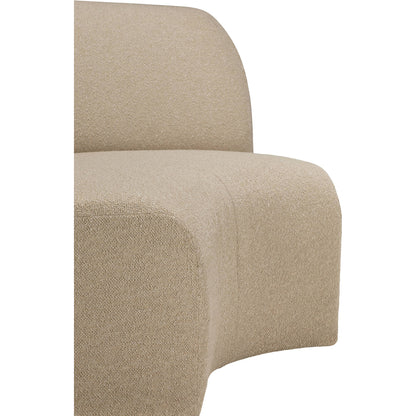 Bulky 90 Degrees Corner Modular Sofa - Almond