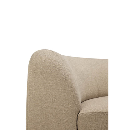 Bulky 90 Degrees Corner Modular Sofa - Almond