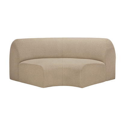Bulky 90 Degrees Corner Modular Sofa - Almond