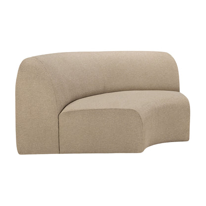 Bulky 90 Degrees Corner Modular Sofa - Almond