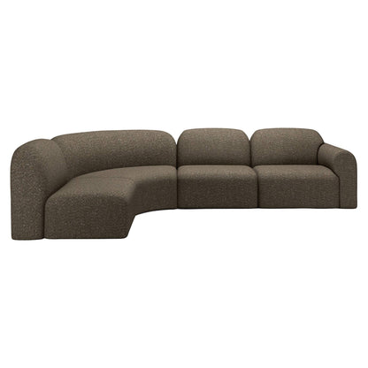 Bulky 90 Degrees Corner Modular Sofa - Cedar