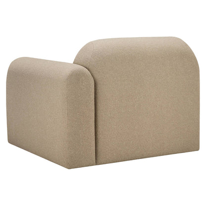 Bulky End Seater With Left Arm Modular Sofa - Almond