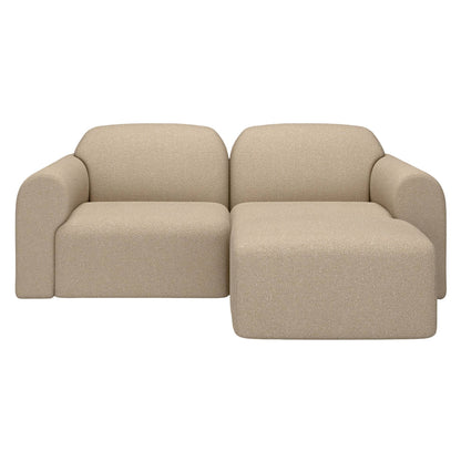 Bulky End Seater With Left Arm Modular Sofa - Almond