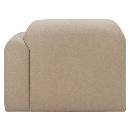 Bulky End Seater With Left Arm Modular Sofa - Almond