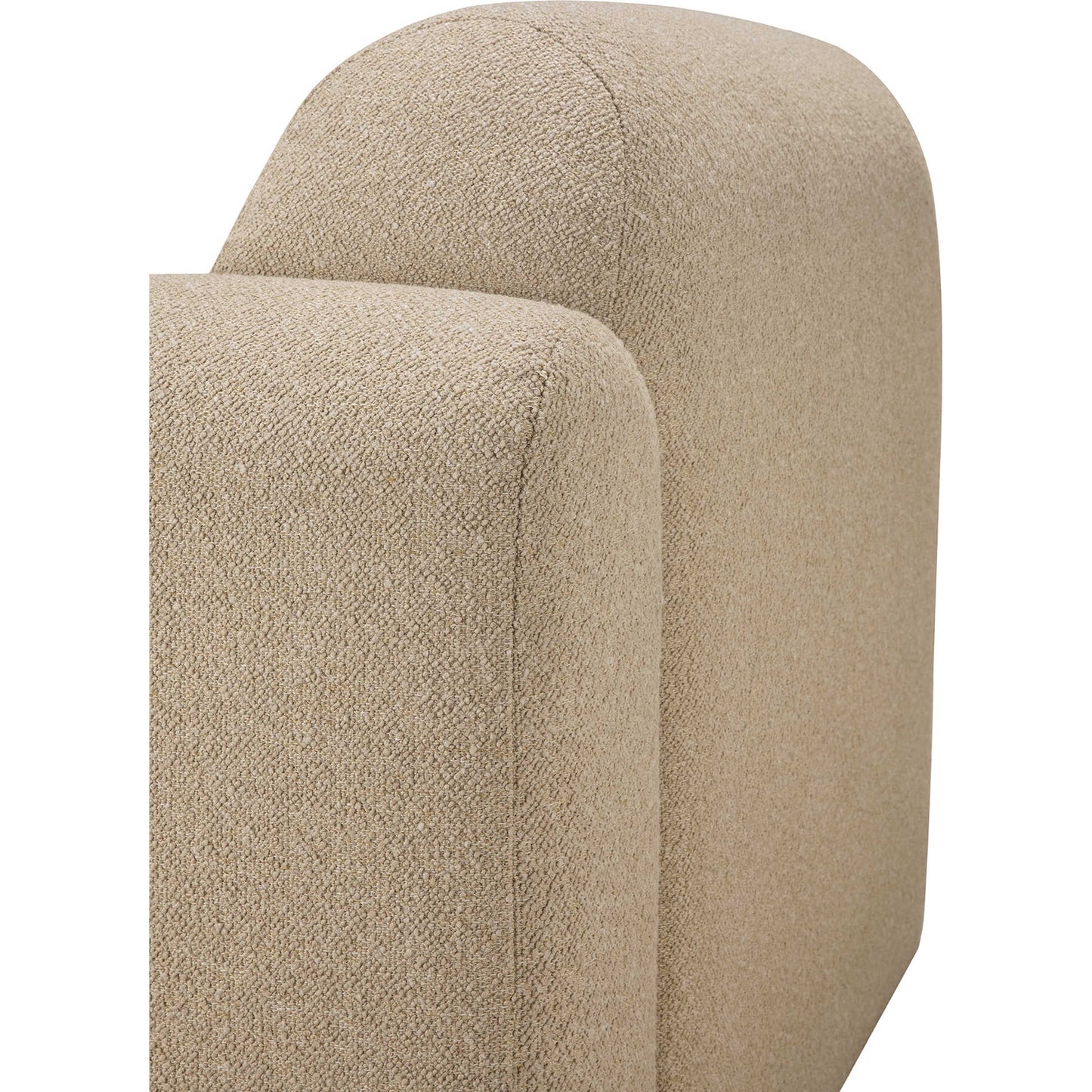 Bulky End Seater With Left Arm Modular Sofa - Almond