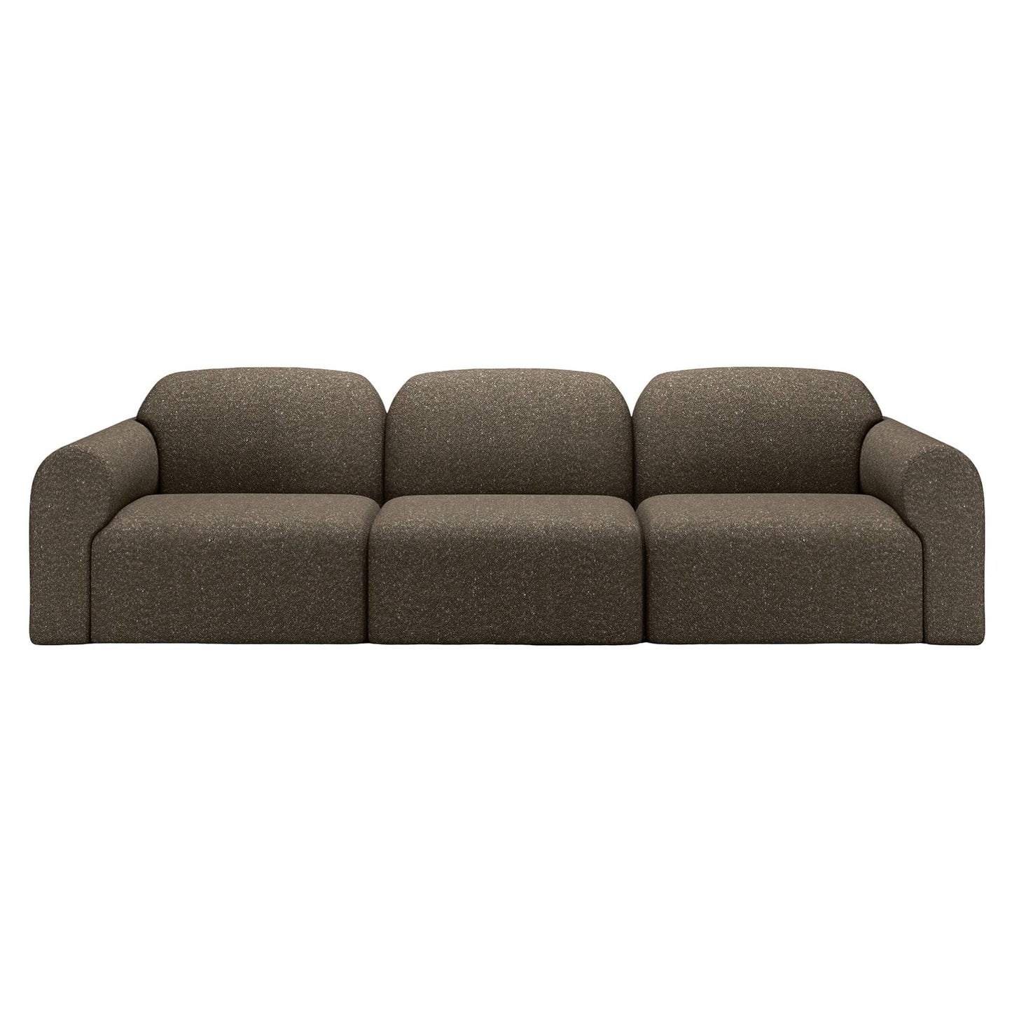 Bulky End Seater With Left Arm Modular Sofa - Cedar