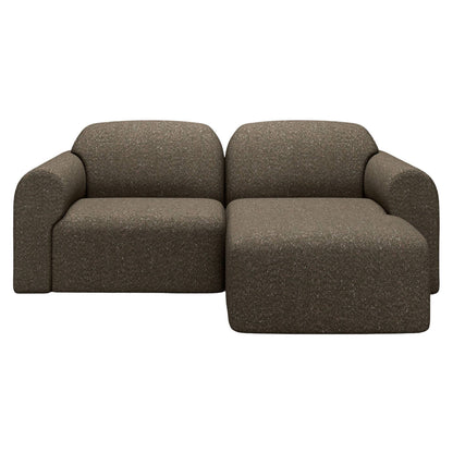 Bulky End Seater With Left Arm Modular Sofa - Cedar
