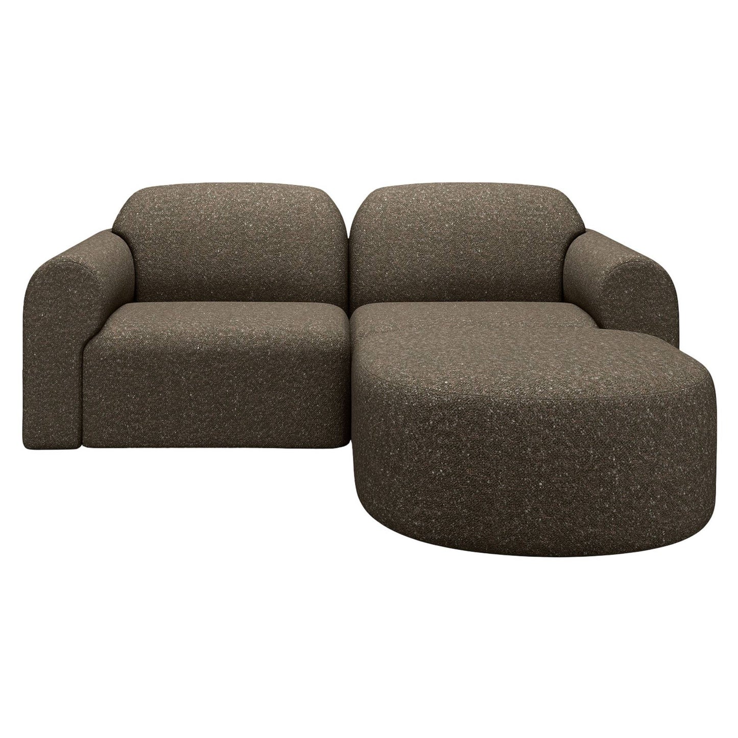 Bulky End Seater With Left Arm Modular Sofa - Cedar