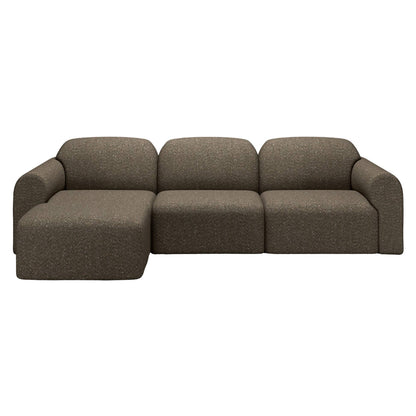 Bulky End Seater With Left Arm Modular Sofa - Cedar