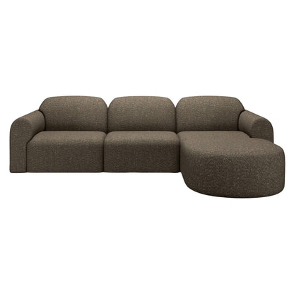 Bulky End Seater With Left Arm Modular Sofa - Cedar