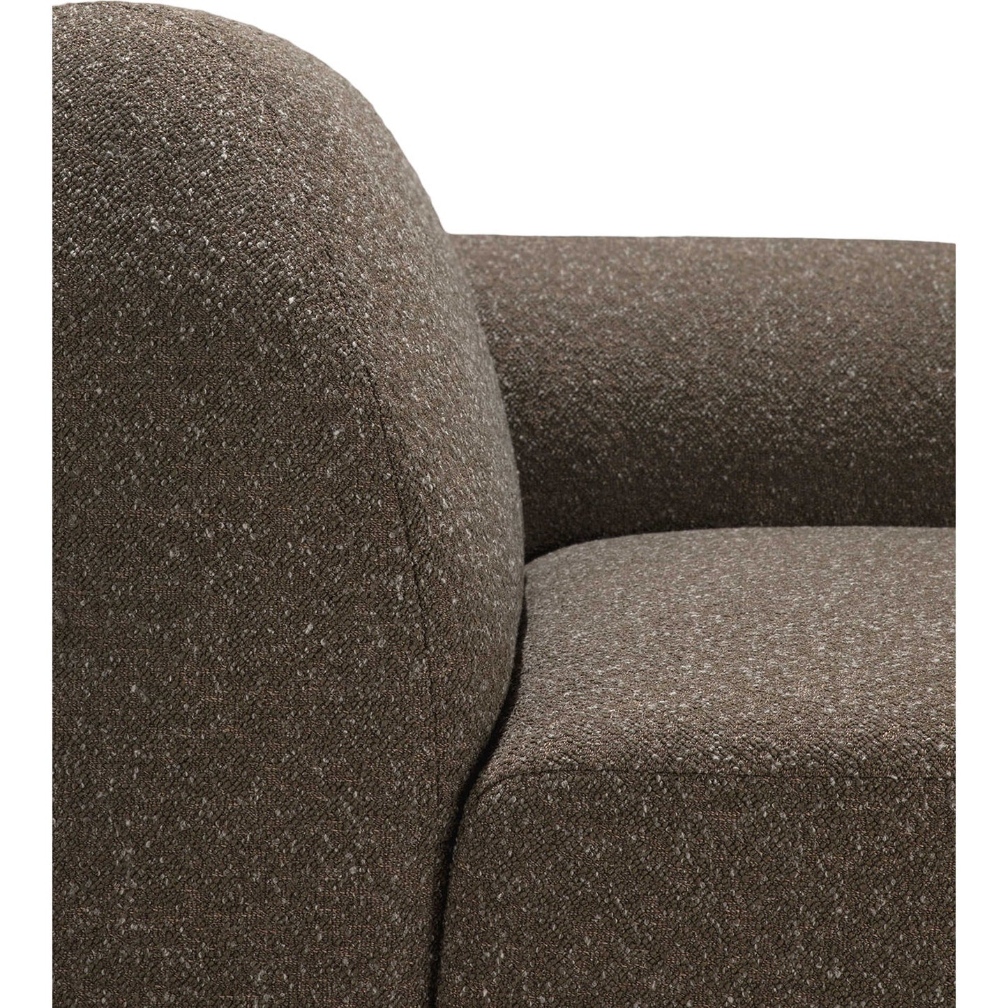 Bulky End Seater With Left Arm Modular Sofa - Cedar