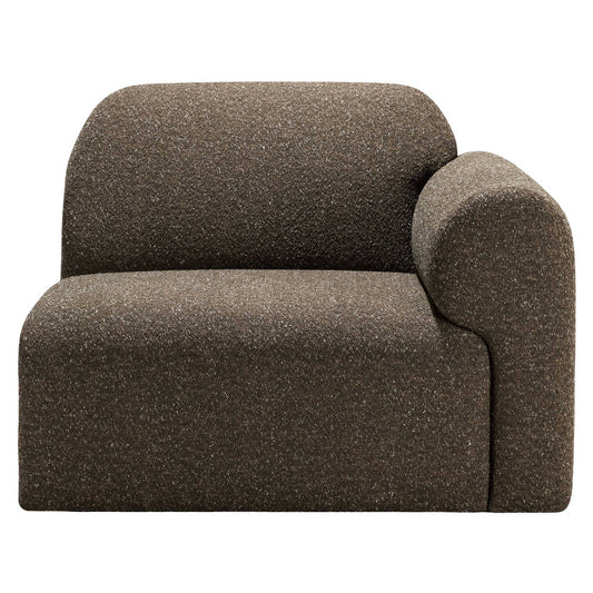 Bulky End Seater With Left Arm Modular Sofa - Cedar