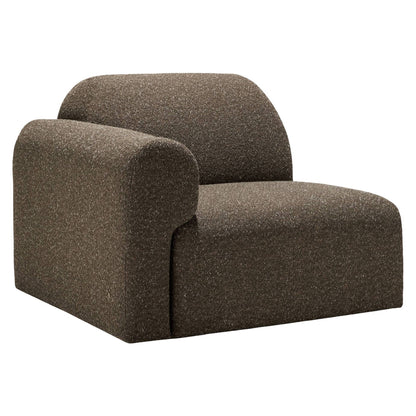 Bulky End Seater With Left Arm Modular Sofa - Cedar