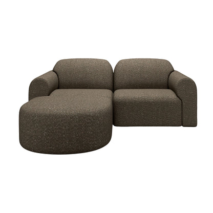 Bulky End Seater With Right Arm Modular Sofa - Cedar