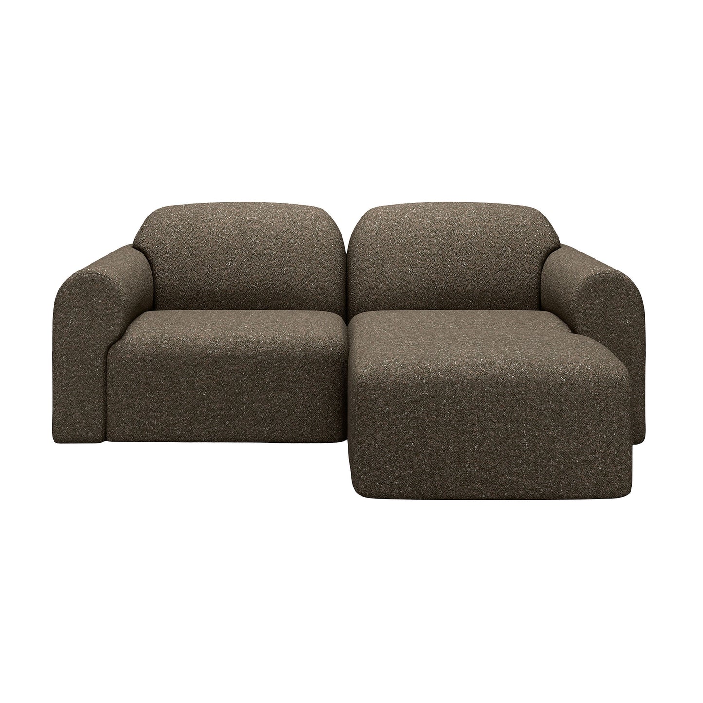 Bulky End Seater With Right Arm Modular Sofa - Cedar