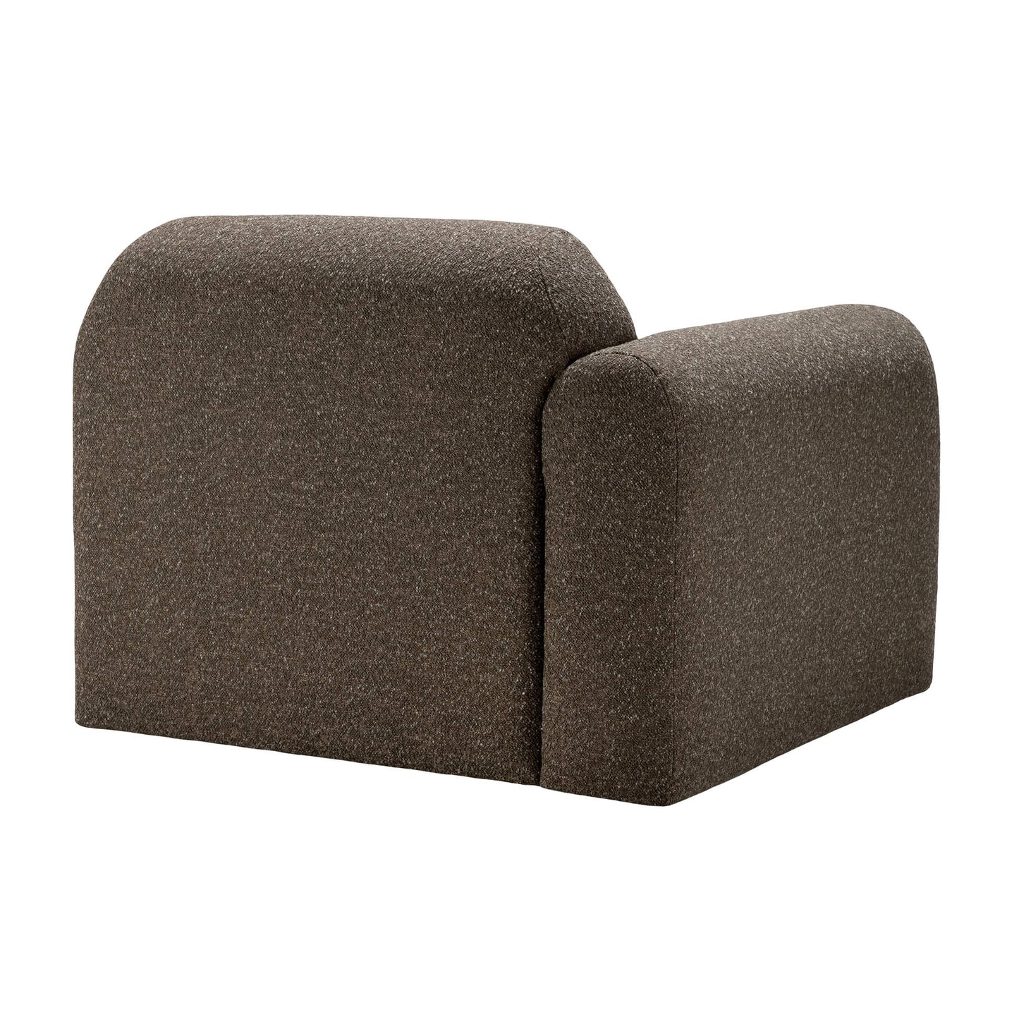 Bulky End Seater With Right Arm Modular Sofa - Cedar