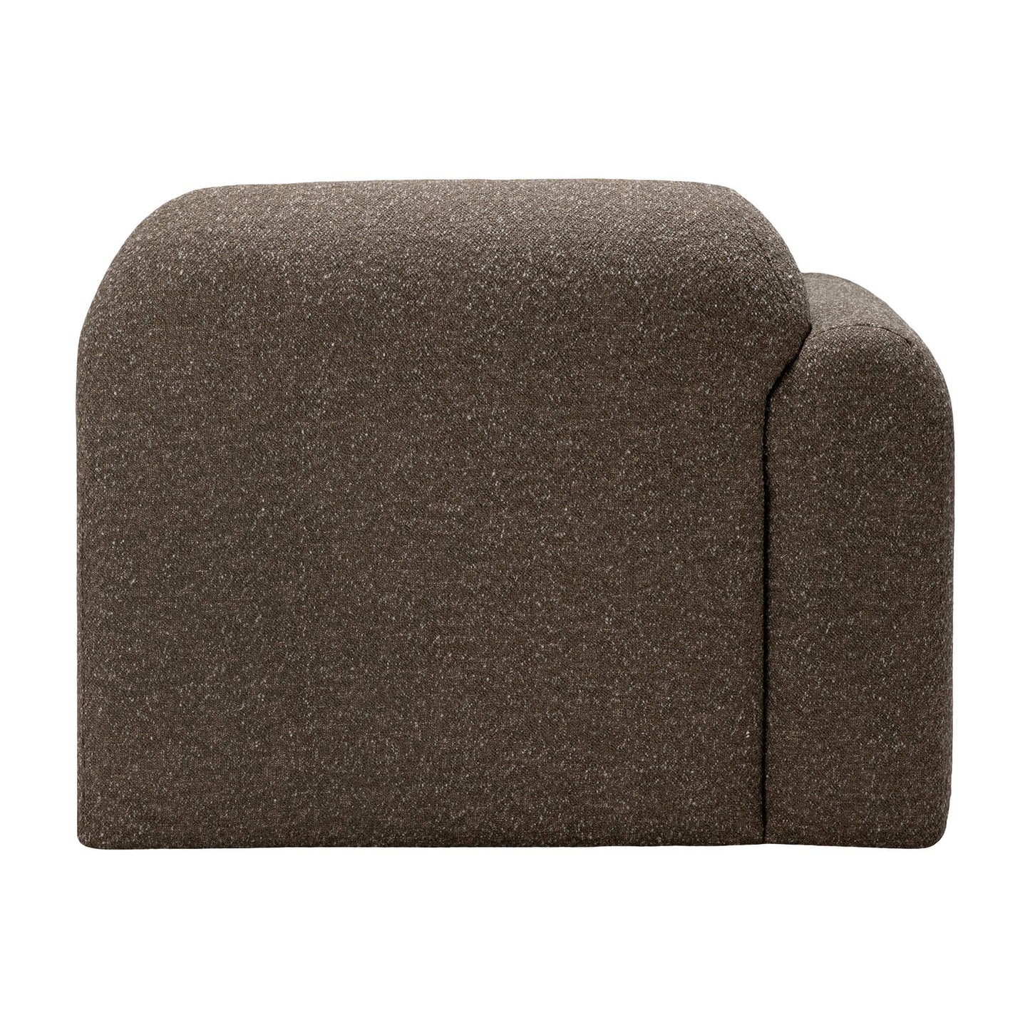 Bulky End Seater With Right Arm Modular Sofa - Cedar