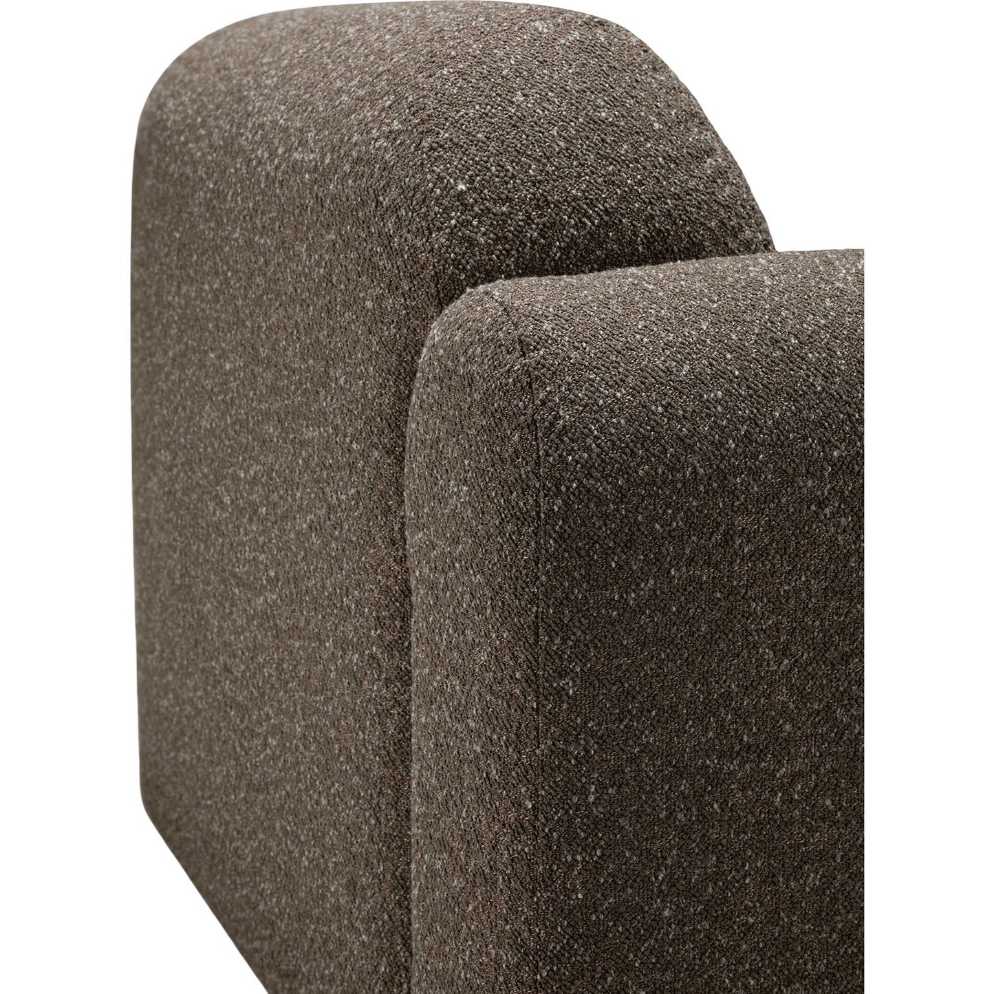 Bulky End Seater With Right Arm Modular Sofa - Cedar