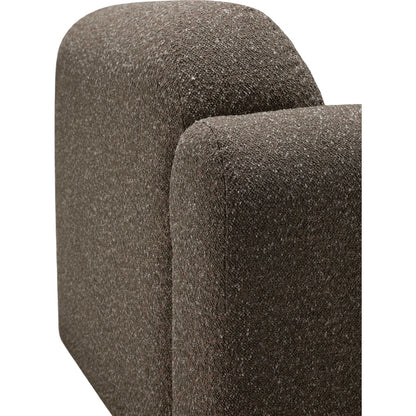 Bulky End Seater With Right Arm Modular Sofa - Cedar
