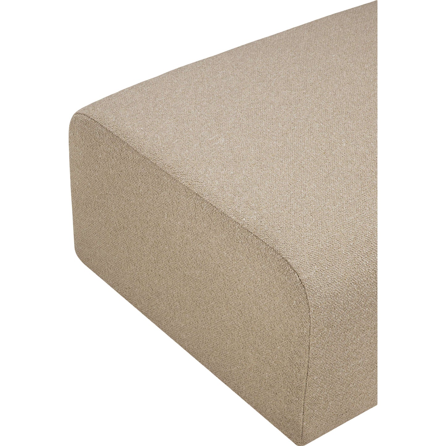 Bulky Footstool - Almond