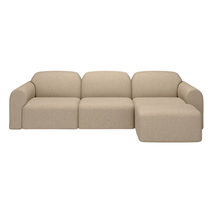 Bulky Footstool - Almond