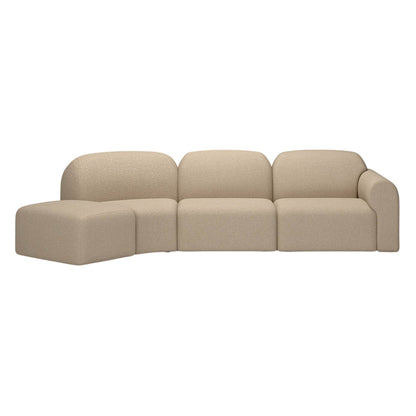 Bulky Footstool - Almond