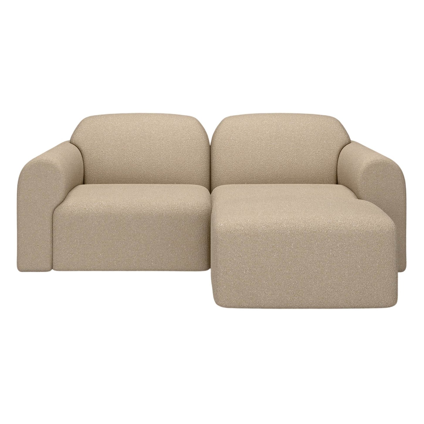 Bulky Footstool - Almond