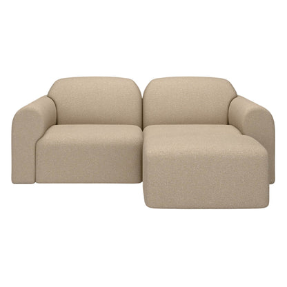 Bulky Footstool - Almond