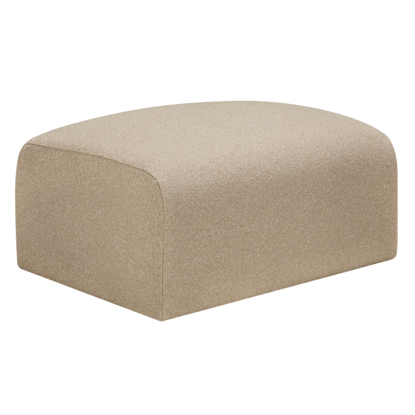 Bulky Footstool - Almond