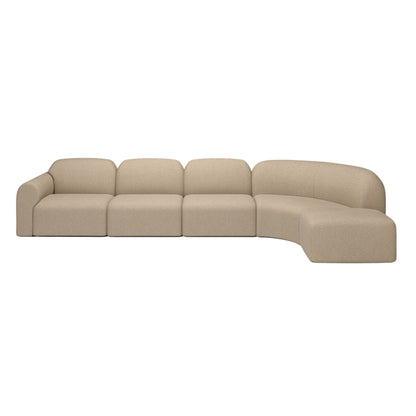 Bulky Footstool - Almond