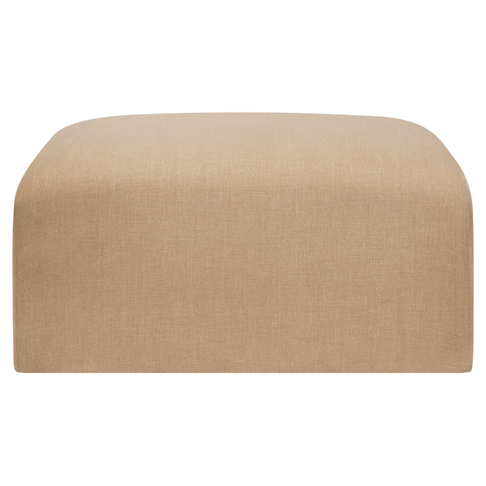 Bulky Footstool - Light Sepia