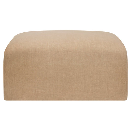 Bulky Footstool - Light Sepia