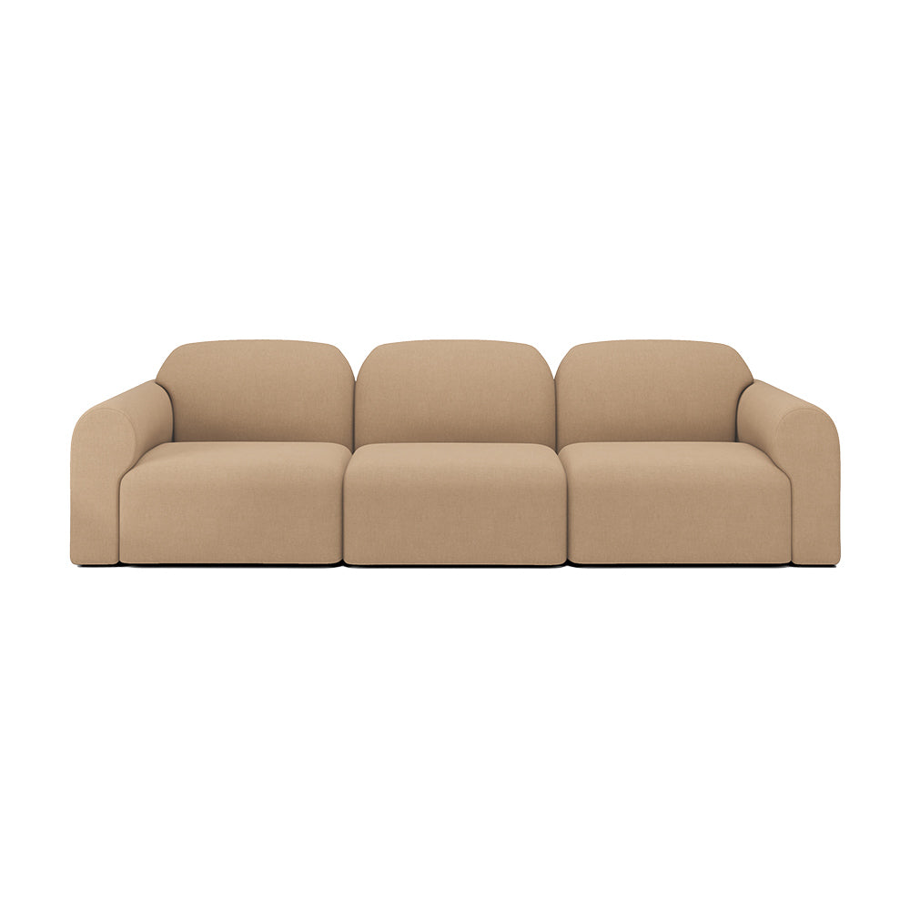 Bulky Modular Sofa Set No 5 - Light Sepia