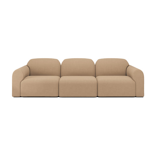 Bulky Modular Sofa Set No 5 - Light Sepia