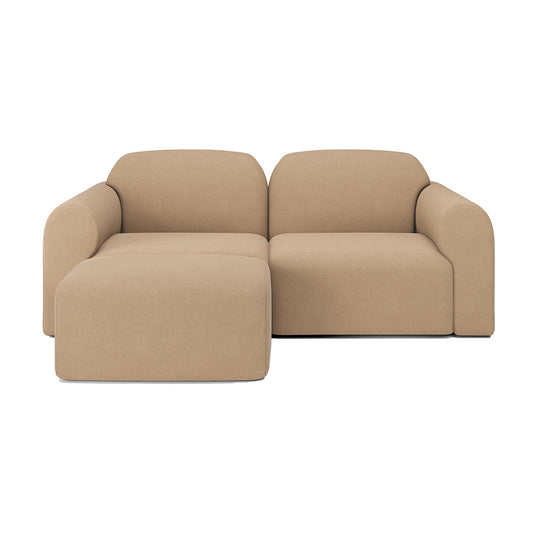 Bulky Modular Sofa Set No 8 - Light Sepia