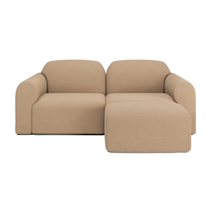 Bulky Modular Sofa Set No 8 - Light Sepia