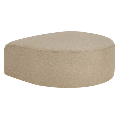 Bulky Semi-Circle Footstool - Almond