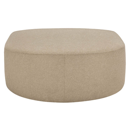 Bulky Semi-Circle Footstool - Almond