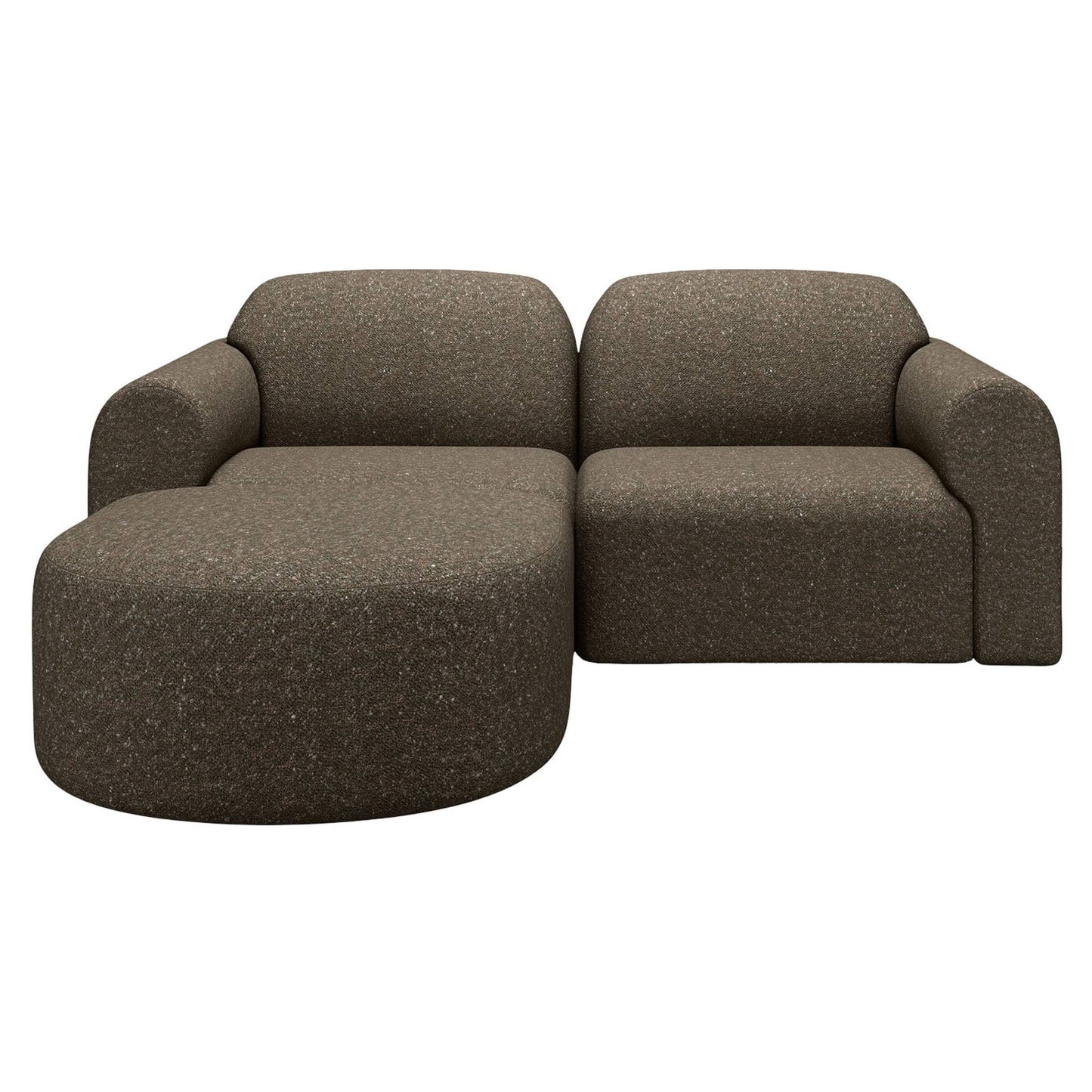 Bulky Semi-Circle Footstool - Cedar