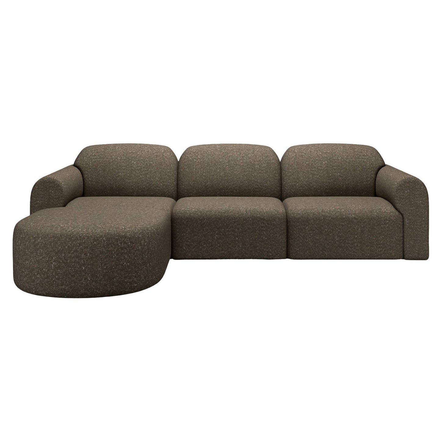 Bulky Semi-Circle Footstool - Cedar